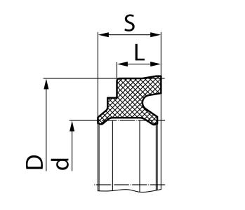 Rod seals Parker EL 