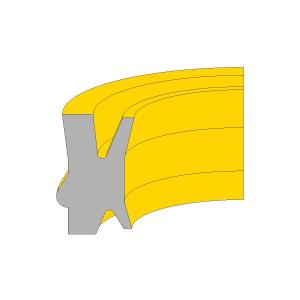 Rod seals Parker EU 