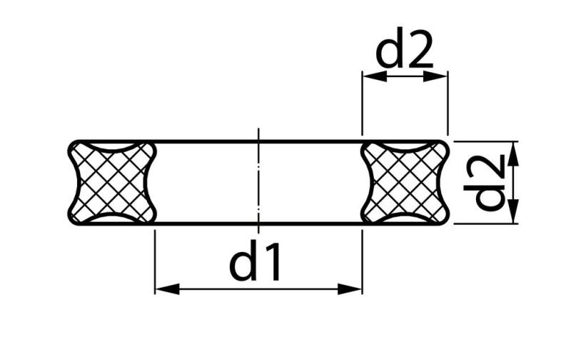 X-rings EPDM (Aethylene-propylene) 