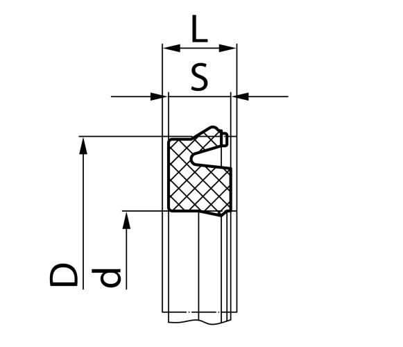 Piston seals Parker Z8 